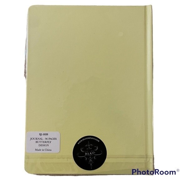 D.L. & Co Journal Sparkly Butterfly Hardcover with Bookmark - Picture 2 of 3